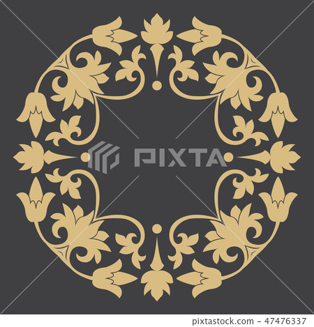 Gold decorative frame. 47476337