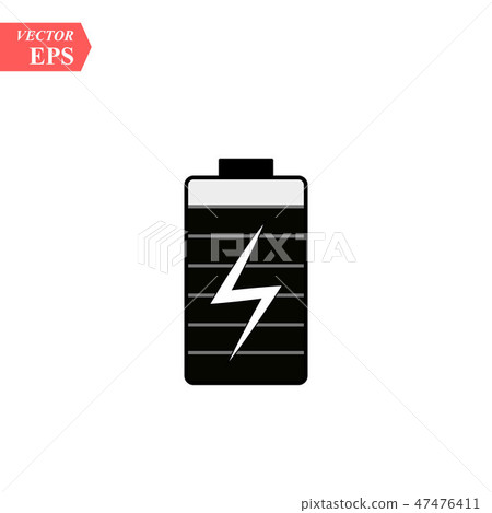 battery icon. Charge from high to full eps10 battery icon. Charge from high to full eps10 47476411
