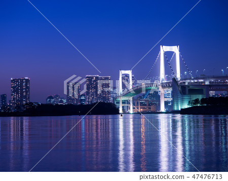 Rainbow Bridge night view Rainbow Bridge night view 47476713