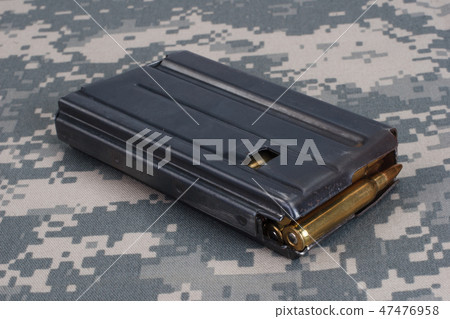 M16 Rifle Magazine Vietnam war period with ammo 47476958