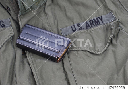 M16 Rifle Magazine Vietnam war period with ammo M16 Rifle Magazine Vietnam war period with ammo 47476959