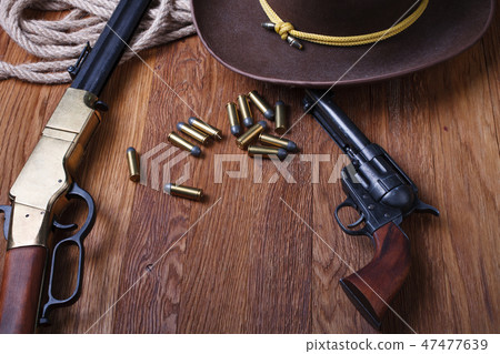Wild west guns and ammunition 47477639
