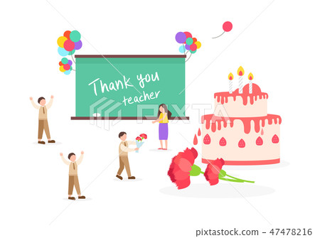 Teacher's Day Illustration 47478216