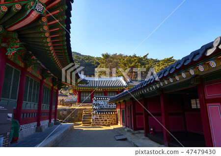 Namhansansung palace and Seoul night view Namhansansung palace and Seoul night view 47479430