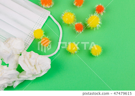 Hay fever influenza virus cold image 47479615