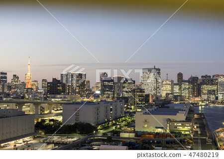 東京灣區的黃昏 東京灣區的黃昏 47480219