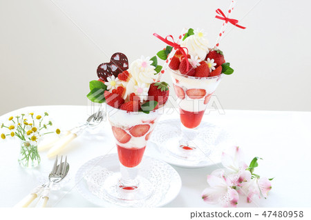 草莓凍糕情人節 草莓凍糕情人節 47480958