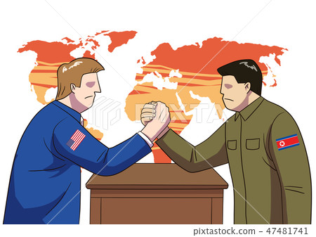 Diplomacy and trade War, international trade concept vector illustration 008 Diplomacy and trade War, international trade concept vector illustration 008 47481741