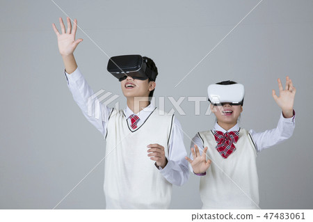 Life of high school students, senior school students concept photo 407 47483061