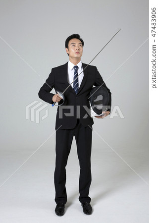 Businessman with various sports, business concept photo. 013 Businessman with various sports, business concept photo. 013 47483906