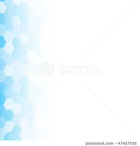 Blue random a hexagon mosaic, tiles background. Blue random a hexagon mosaic, tiles background. 47487038