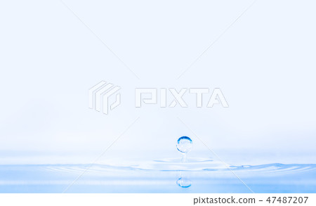 Water drop drop off Water drop drop off 47487207