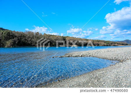 River side downstream of the Nyodo River 47490080