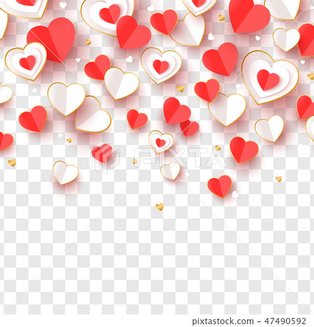 Happy Valentine day greeting card. Vector... - Stock Illustration ...