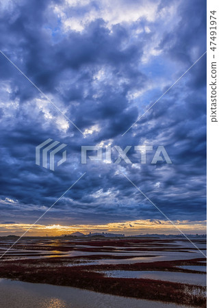 Yeongjongdo，Jung-gu，仁川，日出，多雲，多雲 47491974