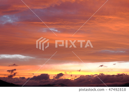 A colored paper that the sky and the clouds weave that part 1901 A colored paper that the sky and the clouds weave that part 1901 47492818