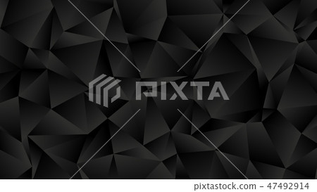 Trendy Low Poly Black Background for Your Business Trendy Low Poly Black Background for Your Business 47492914
