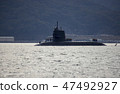 Maritime Self-Defense Forces Southern submarine floating navigation 47492927