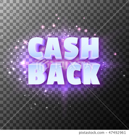 Cash Back Money Reward Special Promotion Text Cash Back Money Reward Special Promotion Text 47492961