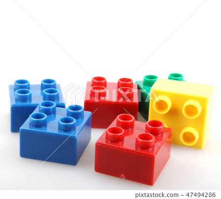 Building Blocks Isolated On White Building Blocks Isolated On White 47494286