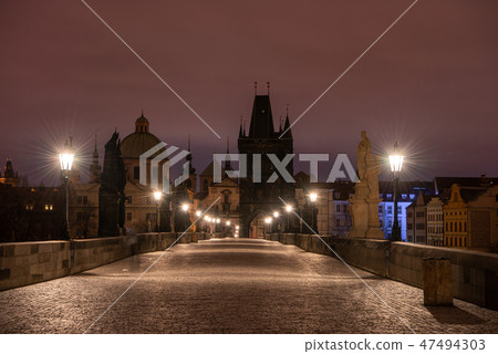 Czech Republic Prague Charles Bridge 47494303