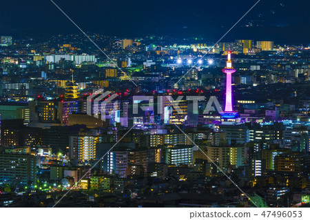 京都京都塔夜視圖 京都京都塔夜視圖 47496053