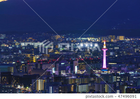 京都京都塔夜視圖 47496091