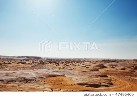 White desert in Egypt 47496400