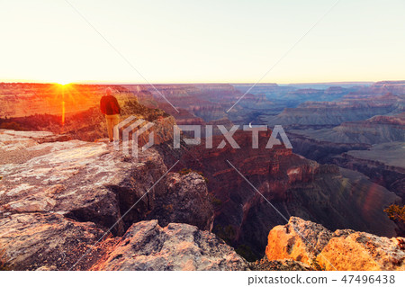 Hike in Grand Canyon Hike in Grand Canyon 47496438