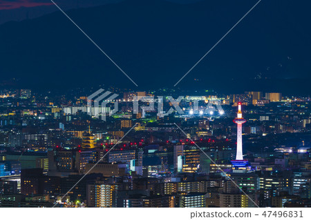 京都京都塔夜視圖 京都京都塔夜視圖 47496831