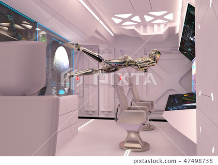 Commander room perming3DCG Illustration material 47498738
