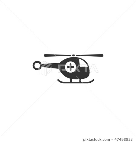Emergency helicopter icon 47498832