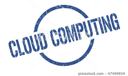 cloud computing stamp cloud computing stamp 47499934