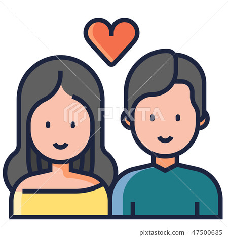 Good relationship LineColor illustration 47500685