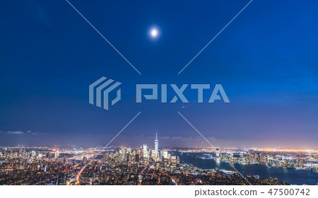 newyork skyline at night,usa newyork skyline at night,usa 47500742