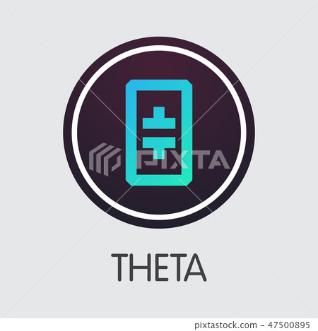 THETA - Theta. The Icon of Cryptocurrency or Market Emblem. THETA - Theta. The Icon of Cryptocurrency or Market Emblem. 47500895