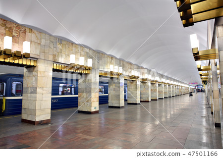 Interior subway station, Grazhdansky Ave Interior subway station, Grazhdansky Ave 47501166