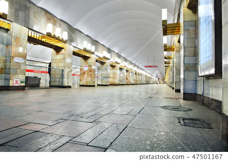 Interior metro station, Grazhdansky Ave 47501167