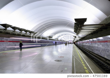 Underground Metro station, subway Saint Petersburg Underground Metro station, subway Saint Petersburg 47501169
