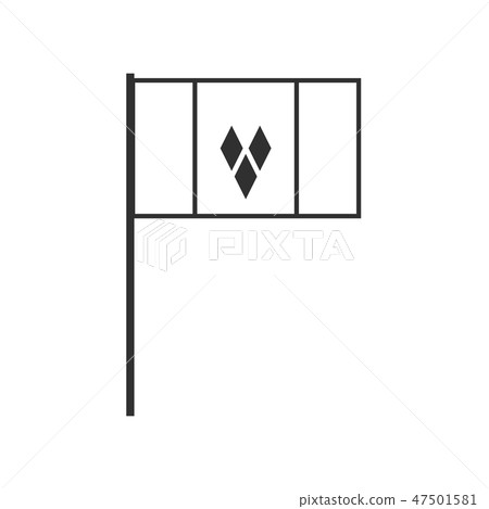 Saint Vincent and the Grenadines flag icon 47501581
