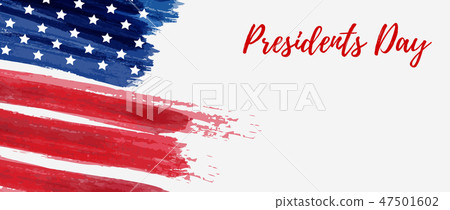 USA Presidents Day holiday background 47501602