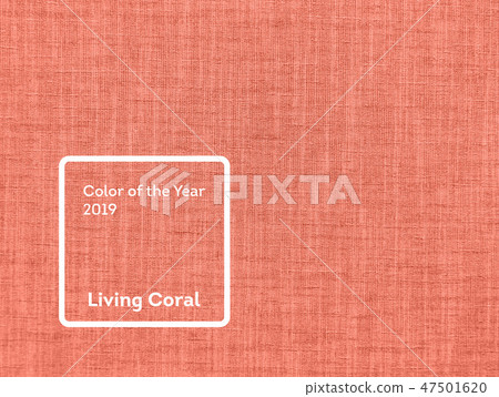 Living Coral color of the Year 2019. Paper texture background with coral in trendy color Living Coral color of the Year 2019. Paper texture background with coral in trendy color 47501620