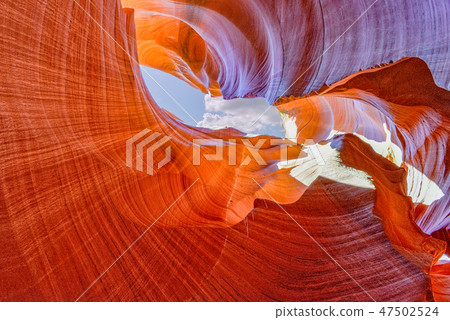 Antelope Canyon is a slot canyon  47502524