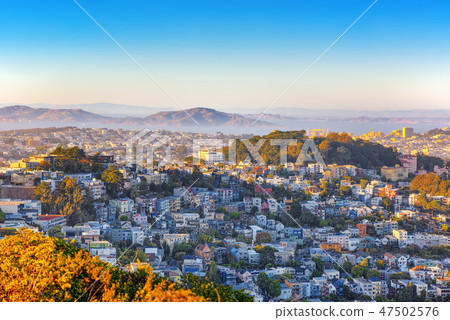 Panoramic view of the San Francisco city. Panoramic view of the San Francisco city. 47502576