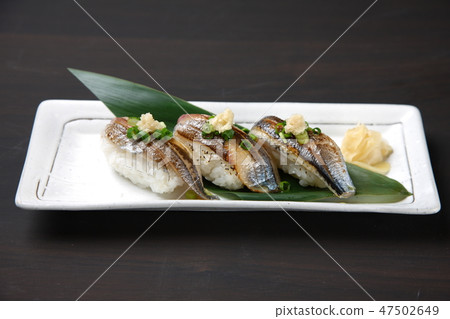 Broiled autumn sweet sushi 47502649