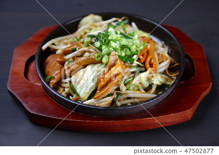 Stir-fried hormone miso 47502877