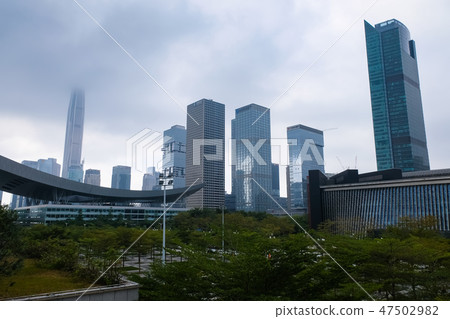 Shenzhen Futian District Skyline Shenzhen Futian District Skyline 47502982