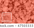 Living Coral color of the Year 2019. Bokeh background with coral in trendy color 47503333