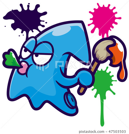 A paint shop character (squid) 47503503
