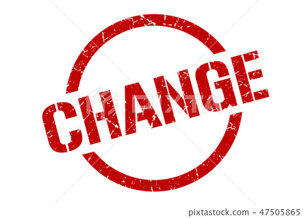 change stamp Stock Illustration 47505865 PIXTA